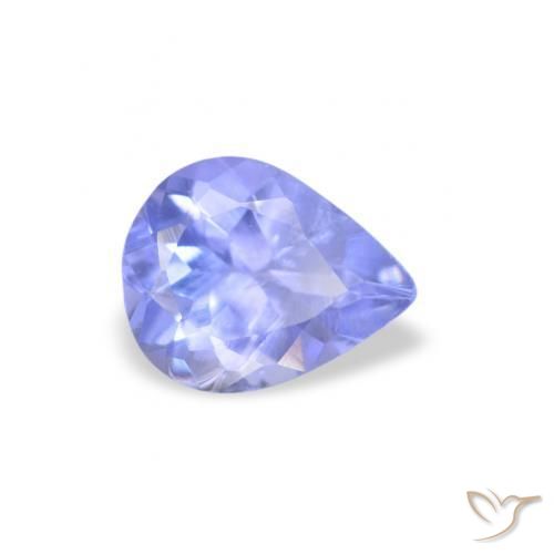 9,17 ctw natürlicher violett-blau Tansanit, Birnenform, VS