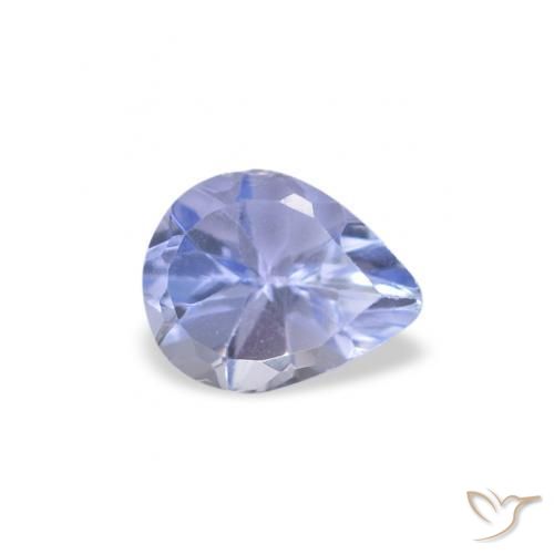 9,17 ctw natürlicher Pastellblau Tansanit, Birnenform, VS