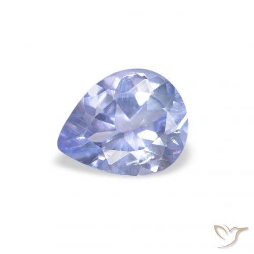 0.37ct Natürlicher hellblau Tansanit, Birnenform, VS