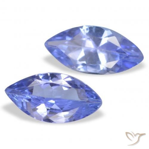 0.73ctw Natürlicher Intensives Violettblau Tansanit, Marquise, VS