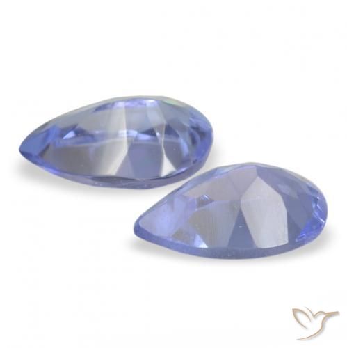 0.44 ct natürliche Mittleres Marineblau Tansanit-Edelsteine, Birnenform, VS