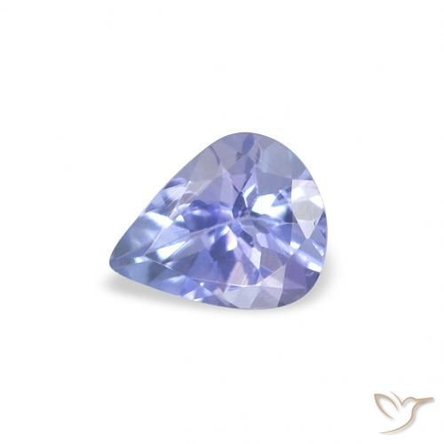 0.30ct Natürlicher hellblau Tansanit, Birnenform, VS
