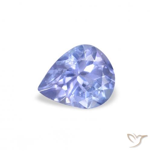 0.36ct Natürlicher hellblau Tansanit, Birnenform, VS