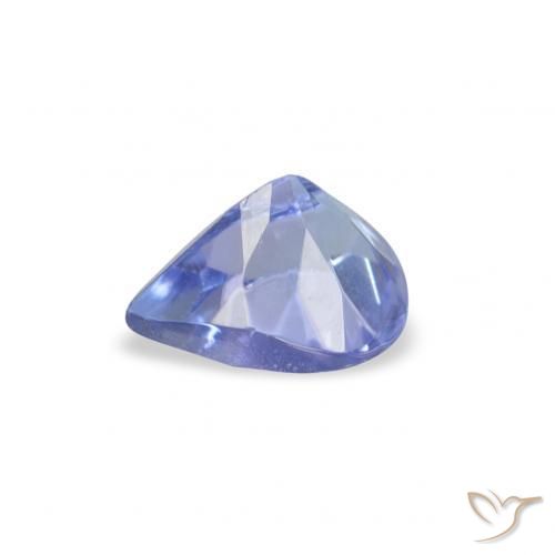 9,17 ctw natürlicher Pastellblau Tansanit, Birnenform, VS