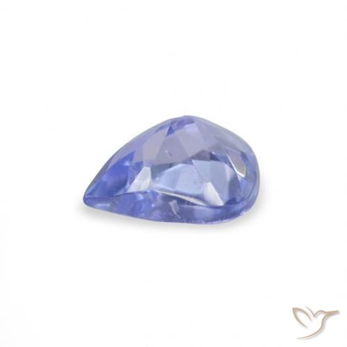 9,17 ctw natürlicher Pastellblau Tansanit, Birnenform, VS
