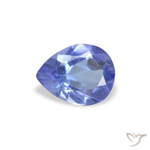 0.34ct Natürlicher Intensives Blau Tansanit, Birnenform, VS