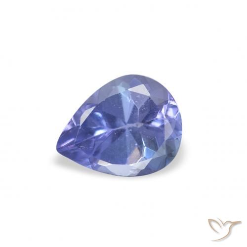 0.31ct Natürlicher Intensives Blau Tansanit, Birnenform, VS