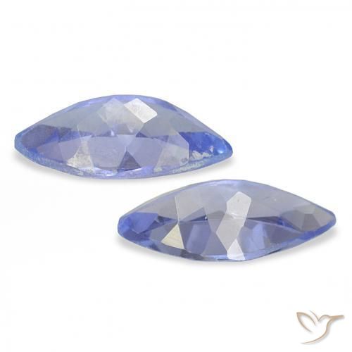 0.64 ct natürliche Intensives Blau Tansanit-Edelsteine, Marquise, VS