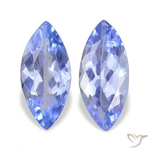 0.59ctw Natürlicher hellblau Tansanit, Marquise, VS