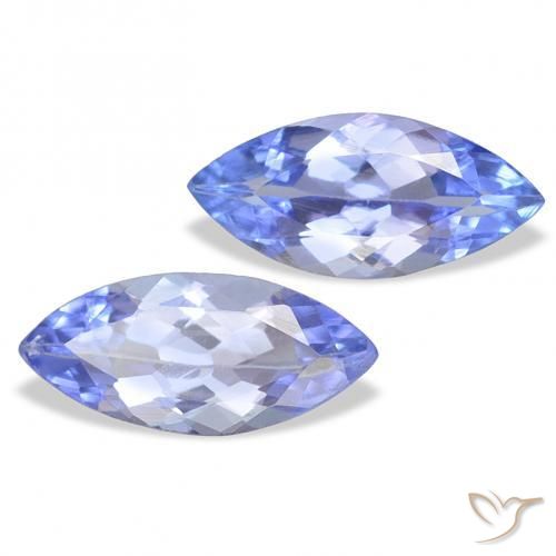 0.59 ct natürliche hellblau Tansanit-Edelsteine, Marquise, VS