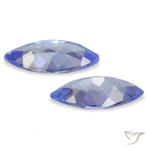0.59 ct natürliche hellblau Tansanit-Edelsteine, Marquise, VS