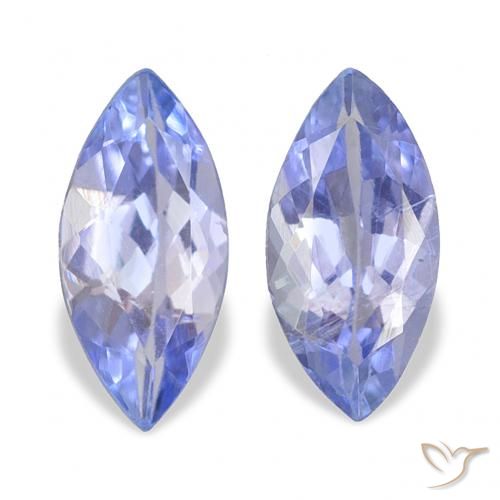 0.67ctw Natürlicher Pastellblau Tansanit, Marquise, VS