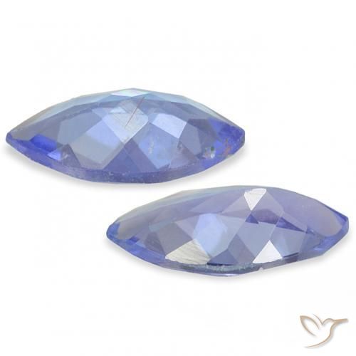 0.72 ct natürliche Pastellblau Tansanit-Edelsteine, Marquise, VS