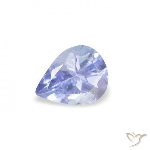 0.34ct Natürlicher hellblau Tansanit, Birnenform, VS