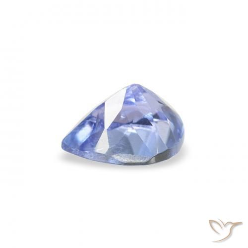 9,17 ctw natürlicher Pastellblau Tansanit, Birnenform, VS