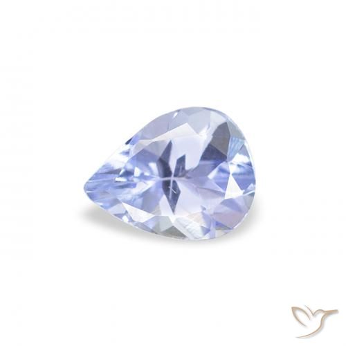 0.31ct Natürlicher Pastellblau Tansanit, Birnenform, VS