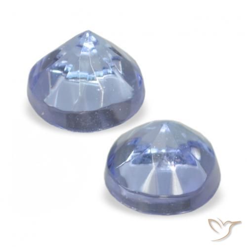0.32 ct natürliche Hellviolettes Blau Tansanit-Edelsteine, Runden, VVS-VS