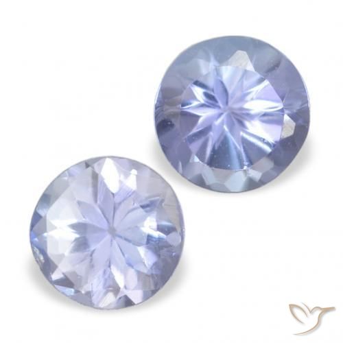 0.33 ct natürliche hellblau Tansanit-Edelsteine, Runden, VVS-VS