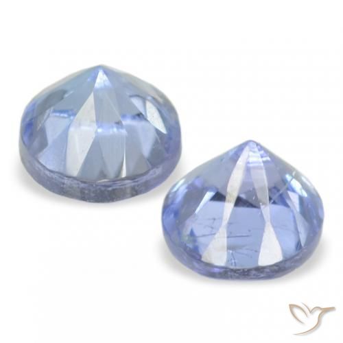 0.33 ct natürliche Pastellblau Tansanit-Edelsteine, Runden, VS