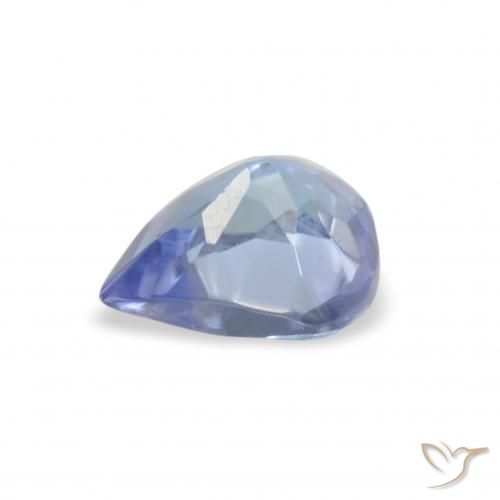 9,17 ctw natürlicher Pastellblau Tansanit, Birnenform, VS