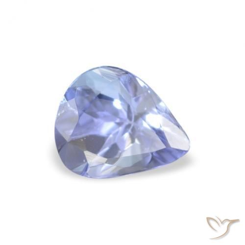 9,17 ctw natürlicher Pastellblau Tansanit, Birnenform, VS
