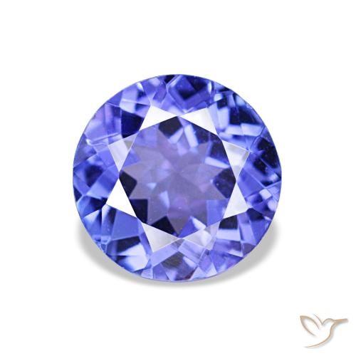 1,32 ctw natürlicher blauer Tansanit, Rundschliff, VVS-VS