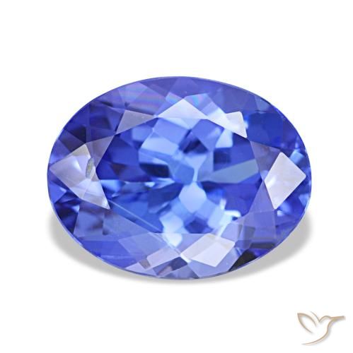 1,83 ctw natürlicher blauer Tansanit, Oval Schliff, VVS