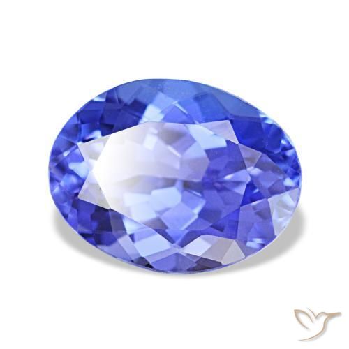 1,88 ctw natürlicher blauer Tansanit, Oval Schliff, VVS