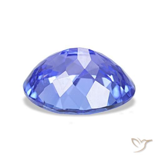 1,88 ctw natürlicher blauer Tansanit, Oval Schliff, VVS