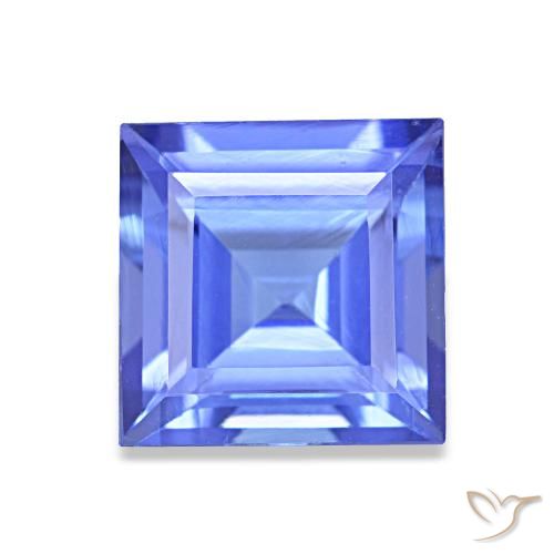 1,63 ctw natürlicher blauer Tansanit, Quadrat, VVS