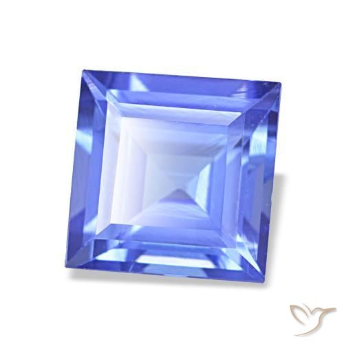 1,63 ctw natürlicher blauer Tansanit, Quadrat, VVS