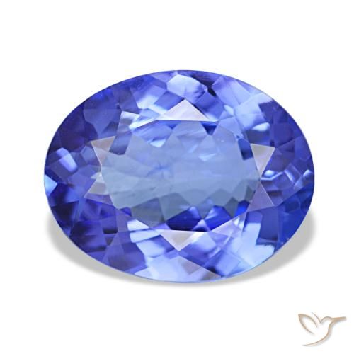 2,24 ctw natürlicher blauer Tansanit, Oval Schliff, VVS