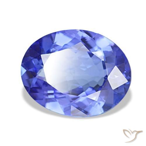 2,24 ctw natürlicher blauer Tansanit, Oval Schliff, VVS