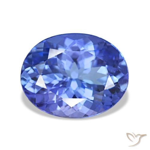 2,18 ctw natürlicher blauer Tansanit, Oval Schliff, VVS