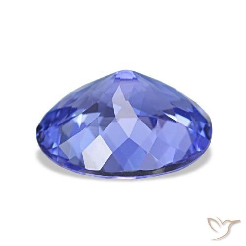 2,18 ctw natürlicher blauer Tansanit, Oval Schliff, VVS