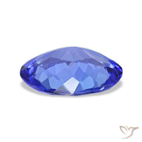 1,38 ctw natürlicher blauer Tansanit, Oval Schliff, VVS
