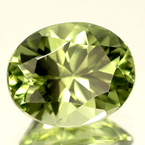 2,85 ctw natürlicher grüner Tashmarine-Diopsid, Oval Schliff, VVS