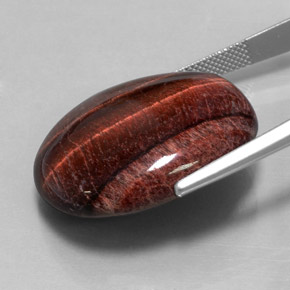 40,06 ctw natürlicher mehrfarbiger Tiger's Eye Matrix, Oval Schliff, Lichtundurchlässig