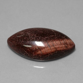 21,56 ctw natürlicher mehrfarbiger Tiger's Eye Matrix, Marquise, Lichtundurchlässig