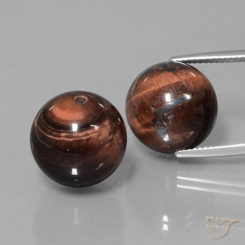 39.63ctw Natürlicher Mehrfarbig Tigerauge Matrix, Kugel / Ball, Lichtundurchlässig