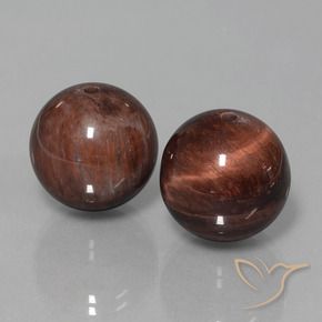 41.41 ct natürliche Mehrfarbig Tigerauge-Matrix-Edelsteine, Kugel / Ball, Lichtundurchlässig