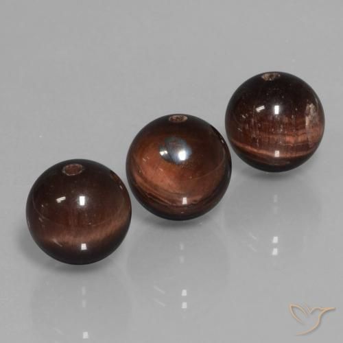 25.94 ct natürliche Mehrfarbig Tigerauge Matrix-Edelsteine, Kugel / Ball, Lichtundurchlässig