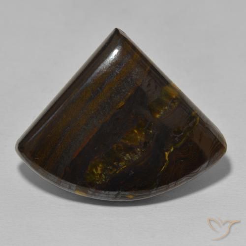 40.69ct Natürlicher Mehrfarbig Tigerauge-Matrix, Fantasie, Lichtundurchlässig