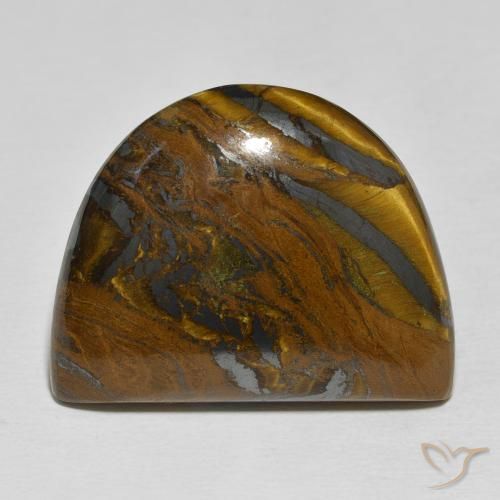 53.17ct Natürlicher Mehrfarbig Tigerauge Matrix, Fantasie, Lichtundurchlässig