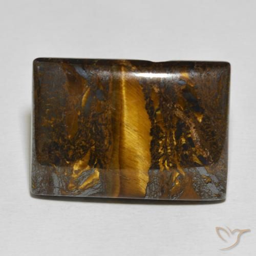 49.75ct Natürlicher Mehrfarbig Tigerauge-Matrix, Baguette, Lichtundurchlässig