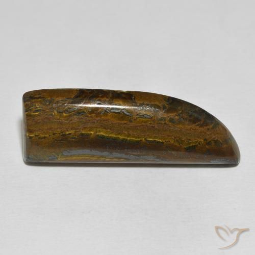 26.35ct Natürlicher Mehrfarbig Tigerauge-Matrix, Fantasie, Lichtundurchlässig