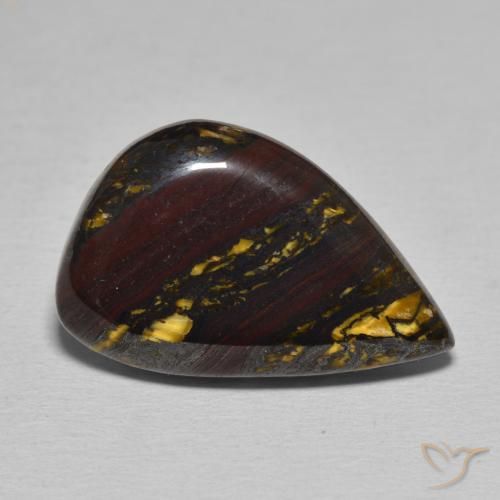 15.67ct Natürlicher Mehrfarbig Tigerauge-Matrix, Fantasie, Lichtundurchlässig