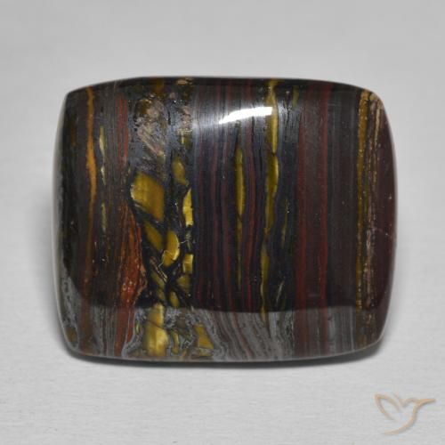 23.59ct Natürlicher Mehrfarbig Tigerauge-Matrix, Kissen, Lichtundurchlässig