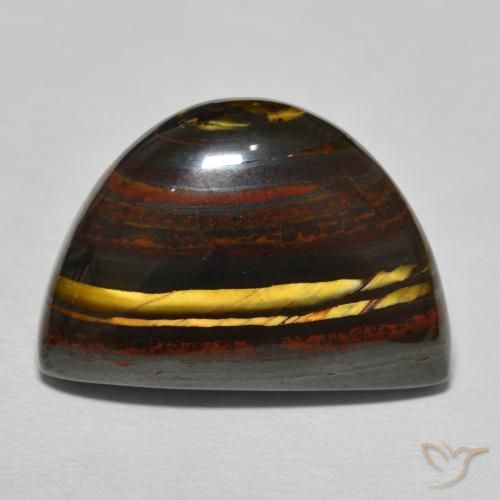 20.41ct Natürlicher Hickory Braun Tigerauge Matrix, Fantasie, Lichtundurchlässig
