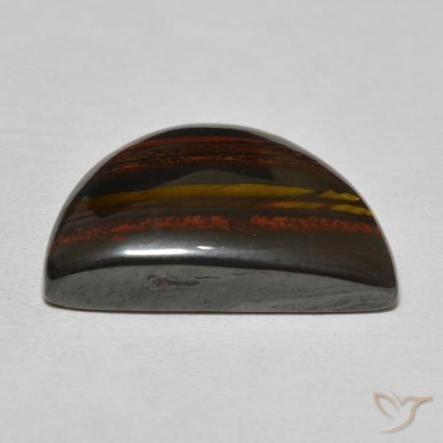 9,17 ctw natürlicher Hickory Braun Tigerauge-Matrix, Fantasie, Lichtundurchlässig